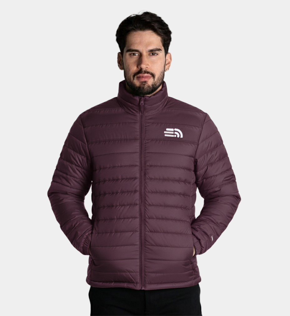 Doudoune signature zippée